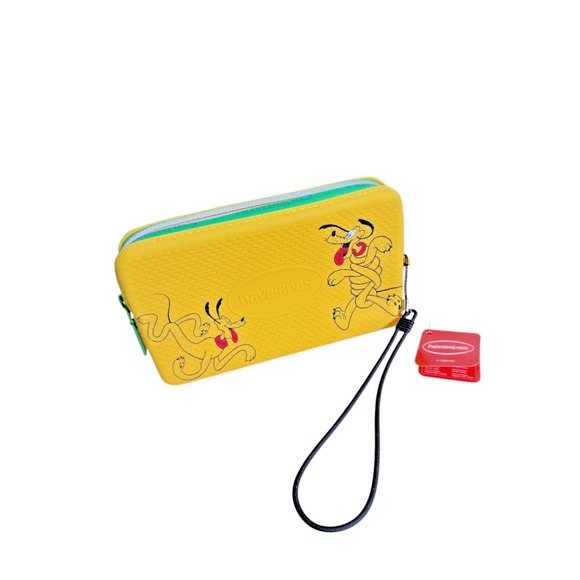 Havaianas‎ Mini Bag Disney Bag NWT Classics PLUTO WATER/SAND RESISTANT YELLOW - Picture 6 of 10